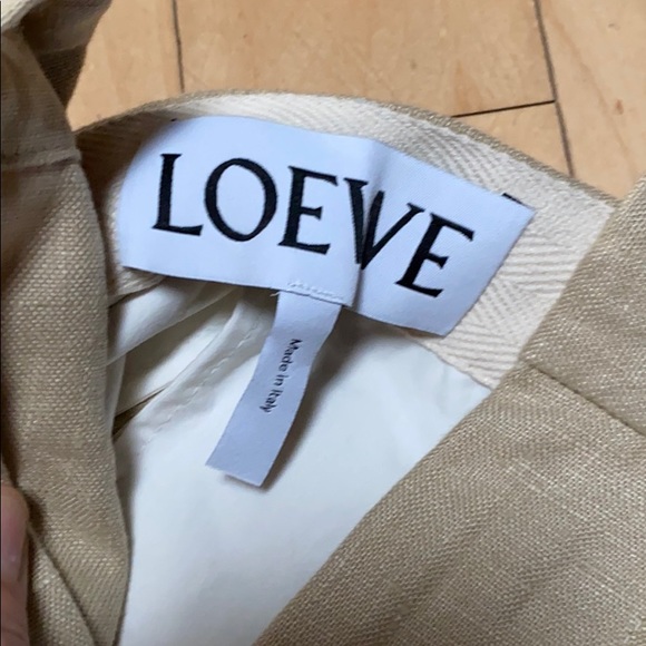 Loewe NWT tapered pant with leather details 34 - Picture 10 of 12